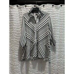 Moonlight Chevron Striped Tunic Medium